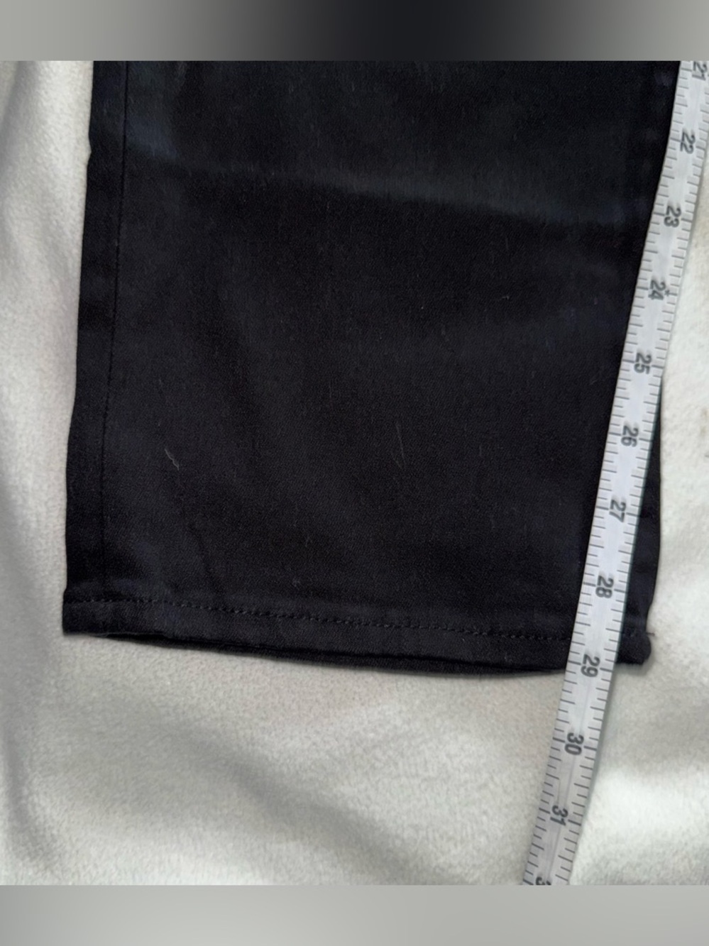 NEW! CHICO’S So Slimming Girlfriend Straight Leg Jeans, Black, size 14 / 2.5 - Picture 14 of 16